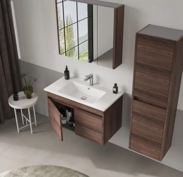 Orka Side Kapaklı Banyo Dolabı Takımı 85 cm Navaro - 3