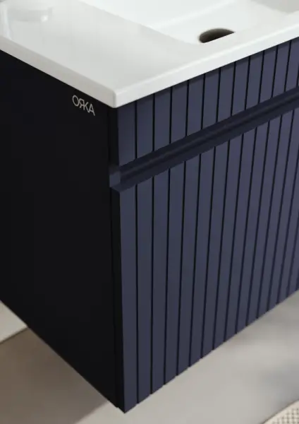 Orka Tivoli Banyo Dolabı Takımı 85cm Lacivert - 3