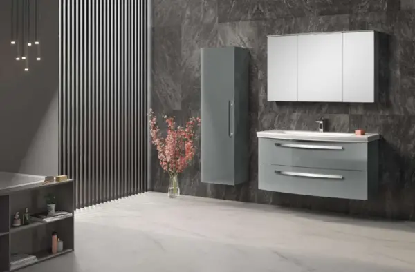 Orka Urla Banyo Dolabı Takımı 90 cm Gri - 1