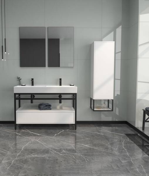 Orka Vegas Banyo Dolabı Takımı 120 cm Beyaz - 2