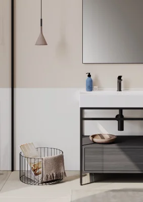 Orka Vegas Banyo Dolabı Takımı 80 cm Antrasit - 2