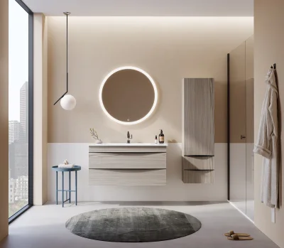 Orka Vento Banyo Dolabı Takımı 80 cm Glassgow - 1