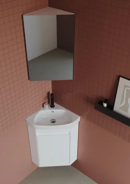 Orka Zag Banyo Dolabı Takımı 45 cm Beyaz - 2