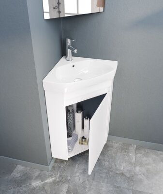 Orka Zag Banyo Dolabı Takımı 45 cm Beyaz - 3