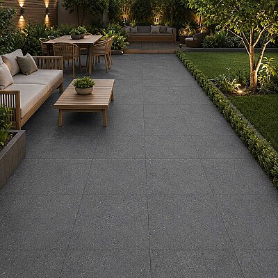 Seramiksan Bazalt Antrasit Mat Seramik 035503 - 50x50 - SERAMİKSAN