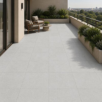 Seramiksan Bazalt Gri Mat Seramik 035504 - 50x50 - SERAMİKSAN
