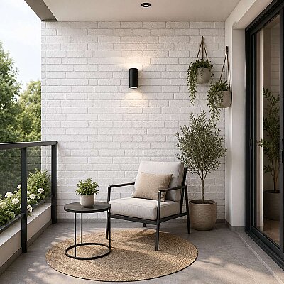 Seramiksan Brick Beyaz Mat Seramik 107905 - 30x60 - SERAMİKSAN