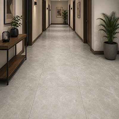 Seramiksan Brugge Gri Mat Seramik 474901 - 60x60 - SERAMİKSAN