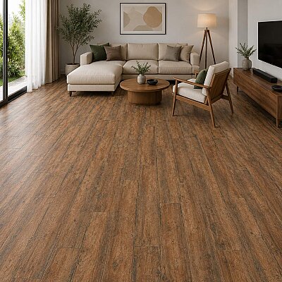 Seramiksan Burn Wood Kırmızı Mat Seramik 310990 - 15x90 - SERAMİKSAN