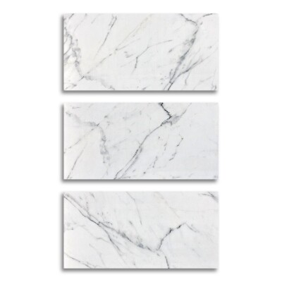 Seramiksan Calacatta Marmi Beyaz Parlak Seramik 197952 - 60x120 - SERAMİKSAN