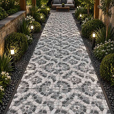 Seramiksan Garden Siyah Mat Seramik 232512 - 50x50 - SERAMİKSAN