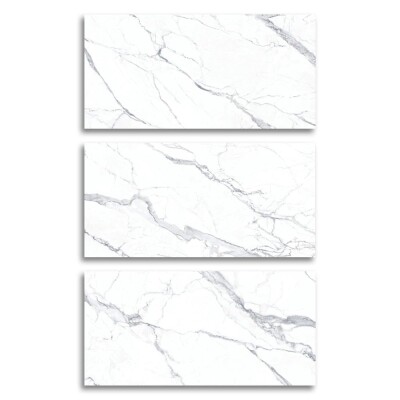 Seramiksan Gloria Beyaz Parlak Seramik 356120 - 60x120 (2. KALİTE) - SERAMİKSAN