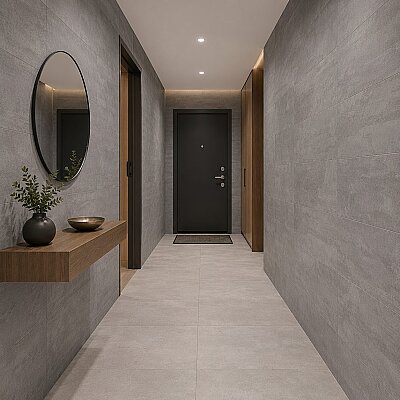 Seramiksan Grunge Gri Mat Seramik 145901 - 30x60 - SERAMİKSAN