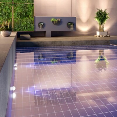 Seramiksan Havuz Lacivert Parlak Seramik 348102 - 12x24,5 - SERAMİKSAN