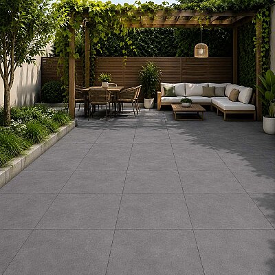 Seramiksan İntegra Antrasit Mat Seramik 376603 - 60x60 - SERAMİKSAN
