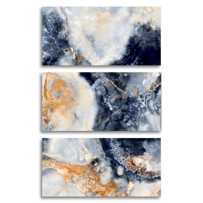 Seramiksan Pacific Blue (Mavi) Parlak Seramik 866110 - 60x120 - SERAMİKSAN