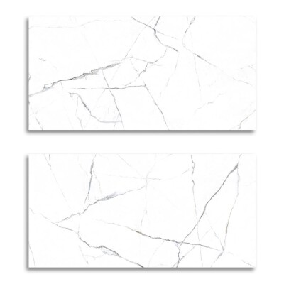 Seramiksan Statuario Beyaz Parlak Seramik 929901 - 60x120 - SERAMİKSAN