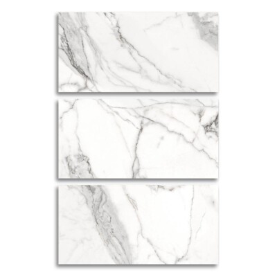 Seramiksan Zanzibar Beyaz Parlak Seramik 846231 - 60x120 - SERAMİKSAN