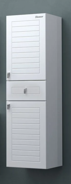 Shower Alder Boy Dolabı 40cm Beyaz - 1