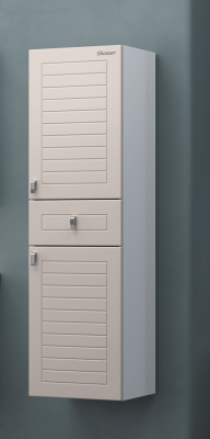 Shower Alder Boy Dolabı 40cm Sahra-Beyaz - SHOWER