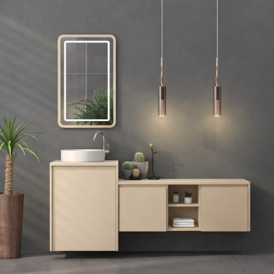 Shower Art Banyo Dolabı 175cm Sahra - SHOWER