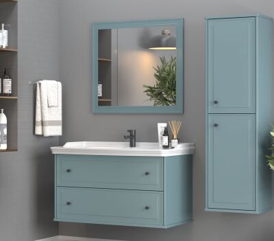 Shower Art Deco Banyo Dolabı 100cm Melisa - 1
