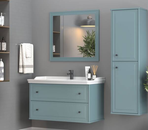 Shower Art Deco Banyo Dolabı 100cm Melisa - 1