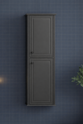 Shower Art Deco Boy Dolabı 36cm Antrasit Gri - SHOWER