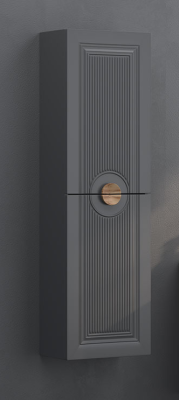 Shower Arte Boy Dolabı 40cm Antrasit Gri - SHOWER