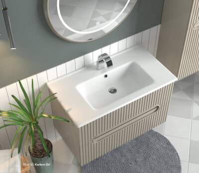 Shower Blue Banyo Dolabı 85cm Sahra - SHOWER