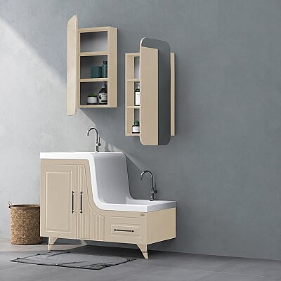 Shower Ceylin Banyo Dolabı 105cm Sahra - SHOWER