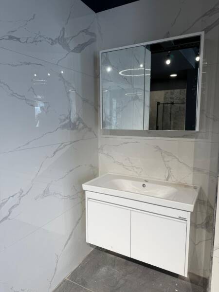 Shower Cool Banyo Dolabı 70cm Beyaz - 1