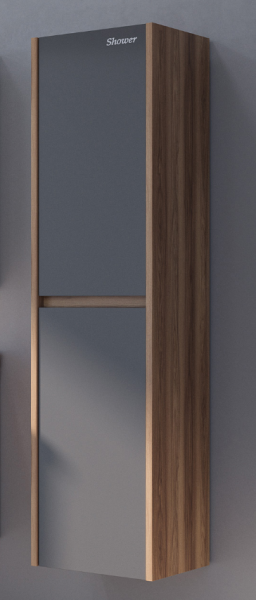 Shower Cool Boy Dolabı 40cm Hazar-Antrasit Gri - 1