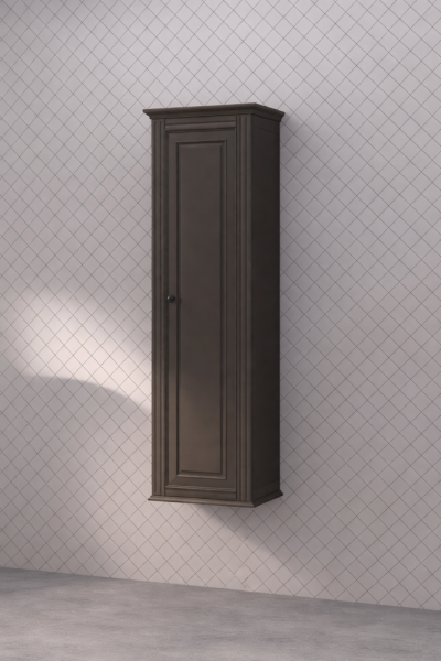 Shower Cristal Boy Dolabı 39cm Antrasit Gri - 1