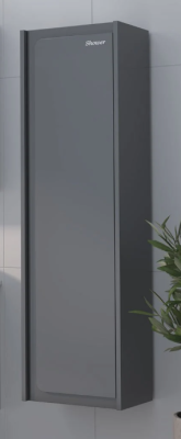 Shower Hitit Boy Dolabı 40cm Antrasit Gri - SHOWER