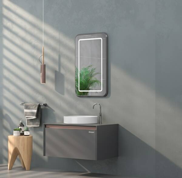 Shower Line Banyo Dolabı 120cm Gül Kurusu - 1