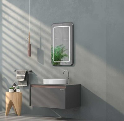 Shower Line Banyo Dolabı 80cm Antrasit - SHOWER