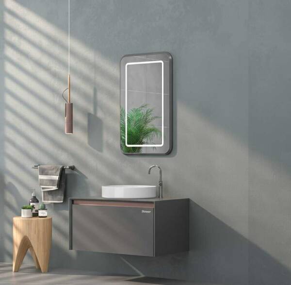 Shower Line Banyo Dolabı 80cm Antrasit - 1