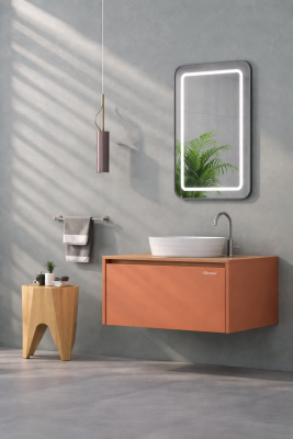 Shower Line Banyo Dolabı 80cm Tarçın - SHOWER