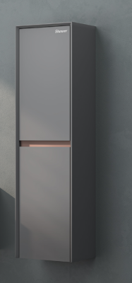 Shower Line Boy Dolabı 40cm Antrasit - SHOWER