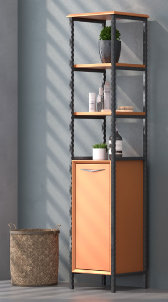 Shower Ordin Boy Dolabı 38cm Tarçın - 1