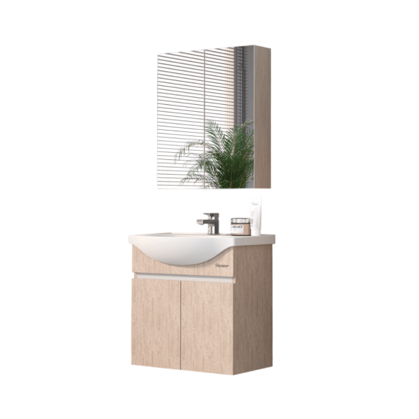 Shower Star Banyo Dolabı 65cm Sidon-Beyaz - 1