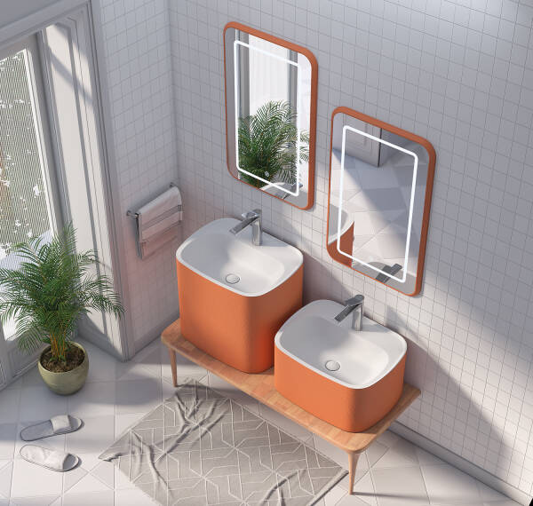 Shower Tios Banyo Dolabı 120cm Tarçın - 1