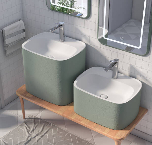 Shower Tios Banyo Dolabı 120cm Yeşil - 1