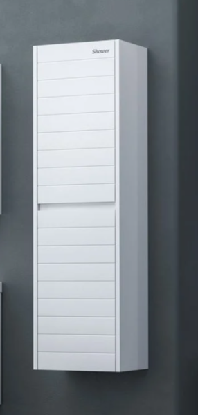 Shower Vesta Boy Dolabı 90cm Beyaz-Beyaz - 1