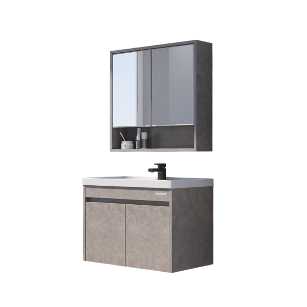 Shower Viva Boy Dolabı 40cm Retro Gümüş - 1