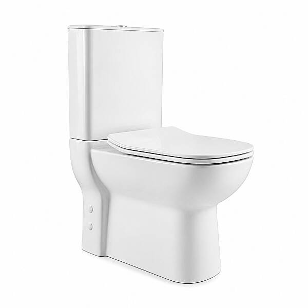 Turkuaz Duru BTW Rimless Klozet Alttan Çıkışlı PP Kapak (SET003009-1) - 2