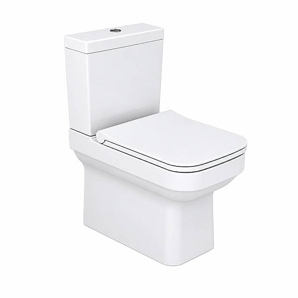 Turkuaz Noura Entegre Ara Musluklu Duvara Sıfır Klozet (SET004037-1) - 2