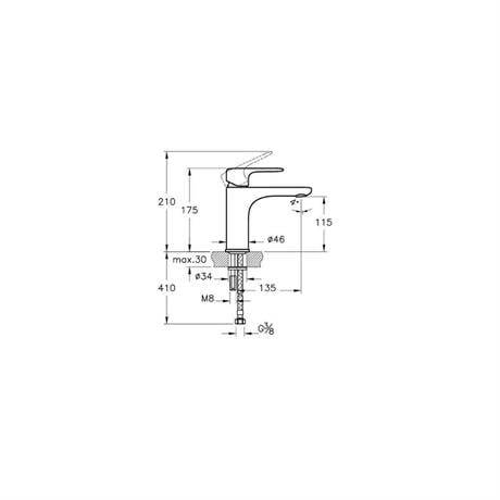 VitrA Root Round Lavabo Bataryası Mat Siyah A4270636 - 2