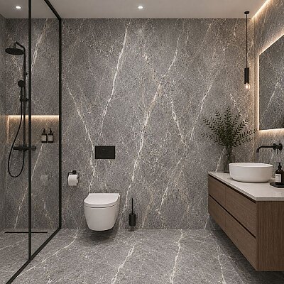 Yurtbay Seramik 80x160 Aurora Gri Mat Rektifiyeli - YURTBAY SERAMİK